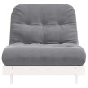 Canapé-lit futon avec matelas 80x206x11 cm bois massif de pin 532231532231
