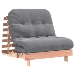 Canapé-lit futon avec matelas 80x206x11 cm bois massif douglas 532233532233