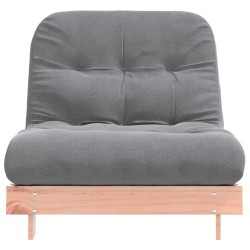 Canapé-lit futon avec matelas 80x206x11 cm bois massif douglas 532233532233