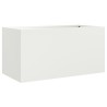 Jardinière blanc 62x30x29 cm acier 532241532241