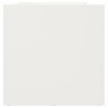 Jardinière blanc 62x30x29 cm acier 532241532241