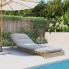 Canapé-lit futon avec matelas 70x206x11 cm bois de pin imprégné 532247532247