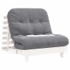 Canapé-lit futon avec matelas 90x206x11 cm bois massif de pin 532251532251