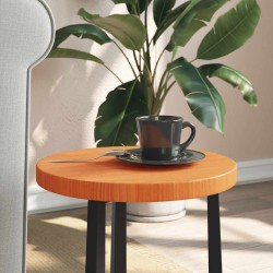 Dessus de table rond cire marron Ø30x2,5 cm bois de pin massif 532255532255