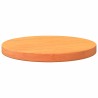 Dessus de table rond cire marron Ø30x2,5 cm bois de pin massif 532255532255