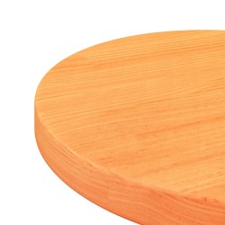 Dessus de table rond cire marron Ø30x2,5 cm bois de pin massif 532255532255