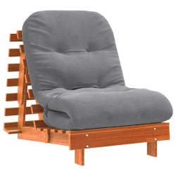 Canapé-lit futon avec matelas 70x206x11 cm bois massif de pin 532259532259