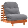 Canapé-lit futon avec matelas 70x206x11 cm bois massif de pin 532259532259