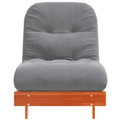 Canapé-lit futon avec matelas 70x206x11 cm bois massif de pin 532259532259