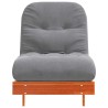 Canapé-lit futon avec matelas 70x206x11 cm bois massif de pin 532259532259