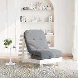 Canapé-lit futon avec matelas 70x206x11 cm bois massif de pin 532260532260
