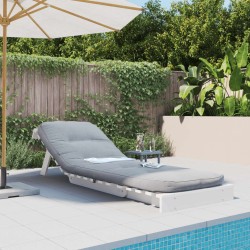 Canapé-lit futon avec matelas 70x206x11 cm bois massif de pin 532260532260