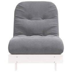 Canapé-lit futon avec matelas 70x206x11 cm bois massif de pin 532260532260
