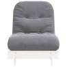 Canapé-lit futon avec matelas 70x206x11 cm bois massif de pin 532260532260