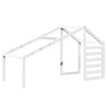 Toit de lit pour enfants blanc 188x97x113 cm bois de pin massif 532266532266