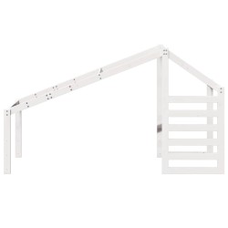 Toit de lit pour enfants blanc 188x97x113 cm bois de pin massif 532266532266
