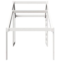 Toit de lit pour enfants blanc 188x97x113 cm bois de pin massif 532266532266