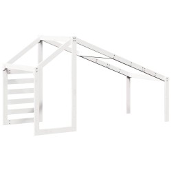 Toit de lit pour enfants blanc 188x97x113 cm bois de pin massif 532266532266