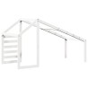 Toit de lit pour enfants blanc 188x97x113 cm bois de pin massif 532266532266