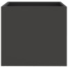 Jardinières 2 pcs noir 32x30x29 cm acier 532268532268
