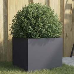 Jardinière anthracite 32x30x29 cm acier 532269532269