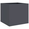 Jardinière anthracite 32x30x29 cm acier 532269532269