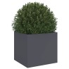 Jardinière anthracite 32x30x29 cm acier 532269532269