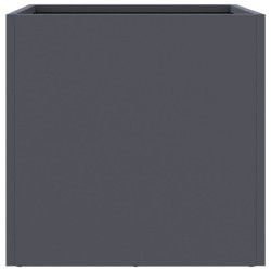 Jardinière anthracite 32x30x29 cm acier 532269532269