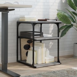 Support d'imprimante à 3 niveaux sonoma gris 43x48x64 cm 532273532273