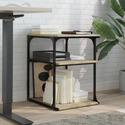 Support d'imprimante à 3 niveaux chêne sonoma 43x48x64 cm 532275532275