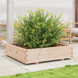 Jardinière 100x100x26,5 cm bois de pin massif 532279532279