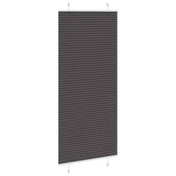 Store plissé noir 90x200 cm largeur du tissu 89,4 cm polyester 532281532281