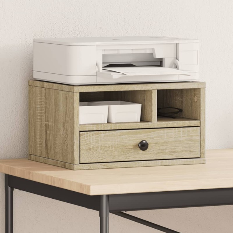 Support d'imprimante chêne sonoma 40x32x22,5 cm bois ingénierie 532289532289