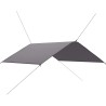 Bâche d'extérieur 4x4 m Gris 532290532290