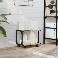 Support d'imprimante à 2 niveaux chêne sonoma 41x28x33,5 cm 532292532292