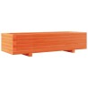 Jardinière cire marron 110x40x26,5 cm bois de pin massif 532298532298