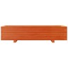 Jardinière cire marron 110x40x26,5 cm bois de pin massif 532298532298