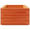 Jardinière cire marron 110x40x26,5 cm bois de pin massif 532298532298