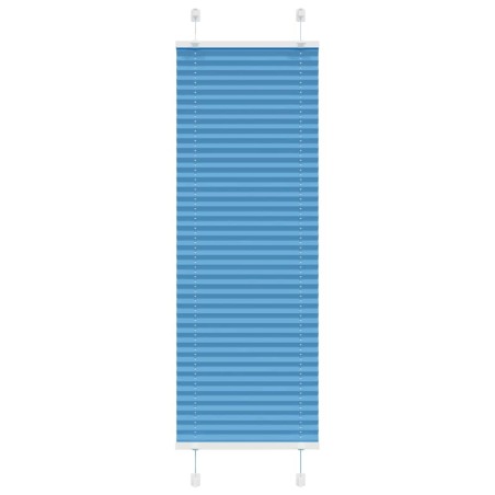 Store plissé bleu 45x100 cm largeur du tissu 44,4 cm polyester 532300532300