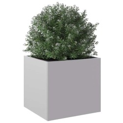 Jardinière argenté 32x30x29 cm acier galvanisé 532301532301