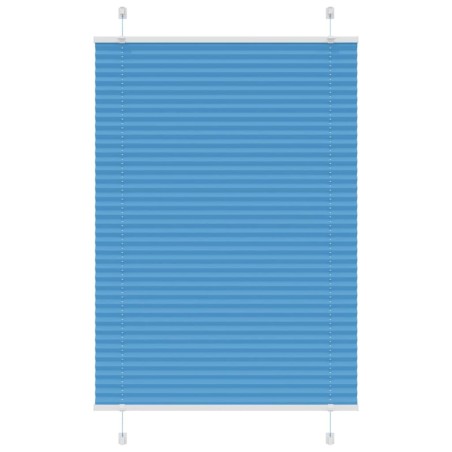 Store plissé bleu 95x100 cm largeur du tissu 94,4 cm polyester 532302532302