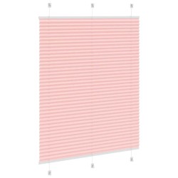 Store plissé rose 110x150 cm largeur du tissu 109,4cm polyester 532313532313