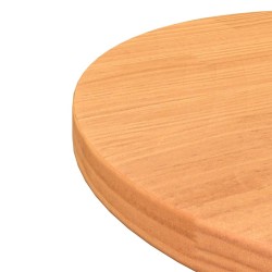 Dessus de table rond cire marron Ø40x2,5 cm bois de pin massif 532316532316