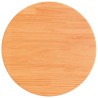Dessus de table rond cire marron Ø50x2,5 cm bois de pin massif 532317532317