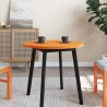 Dessus de table rond cire marron Ø70x2,5 cm bois de pin massif 532318532318