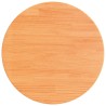 Dessus de table rond cire marron Ø70x2,5 cm bois de pin massif 532318532318