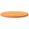 Dessus de table rond cire marron Ø70x2,5 cm bois de pin massif 532318532318