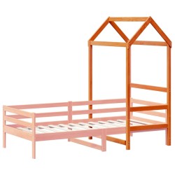 Toit de lit pour enfants 118x70x176,5 cm bois de pin massif 532320532320