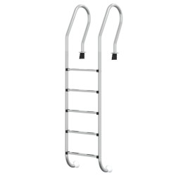 Échelle de piscine 54x38x211 cm acier inoxydable 304 532321532321