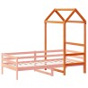 Toit de lit pour enfants 108x70x176,5 cm bois de pin massif 532322532322